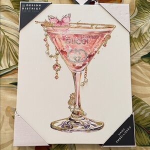 District Pink Martini Wall Art